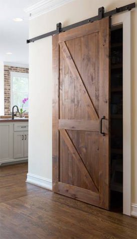 Wooden main door by John Rogers Renovations