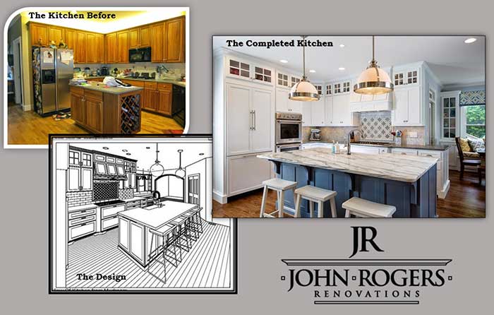 Design Build Remodeling Example of John Rogers Renovations