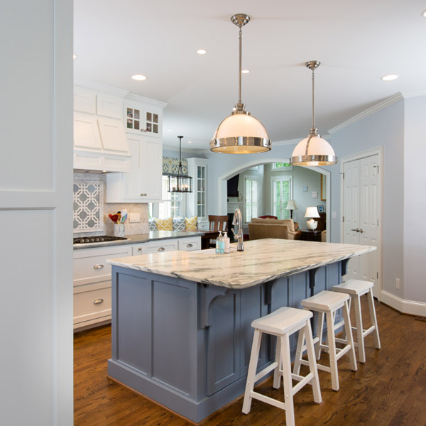 Chic Custom Kitchen Remodel by John Rogers Renovations